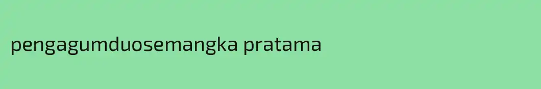 pengagumduosemangka pratama